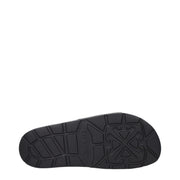 Off-White Black Cotton Slippers