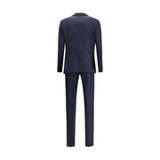 Lardini Blue Wool Two-Piece Suit
