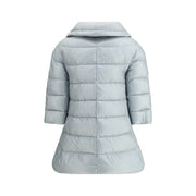 Herno Light Blue Polyester Coat