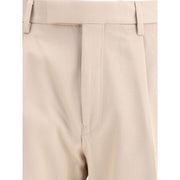 ZEGNA Beige Cotton Dress Pants