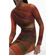 Desigual Orange Polyester Dress