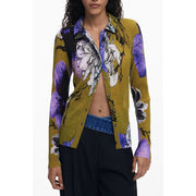 Desigual Green Polyester Shirt