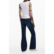 Desigual White Polyester Sweater