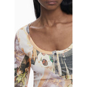 Desigual Beige Polyester Dress