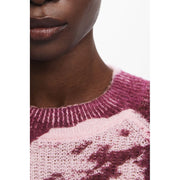 Desigual Pink Wool Sweater