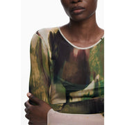 Desigual Green Polyester Dress