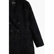 Desigual Black Polyester Jackets & Coat