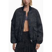 Desigual Black Polyester Jackets & Coat
