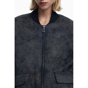 Desigual Black Polyester Jackets & Coat