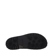 Off-White Green Fabric Flat Sandals