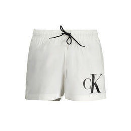 Calvin Klein White Polyester Swimwear