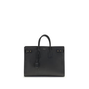 Saint Laurent Black Calf Leather Bos Taurus Handbag