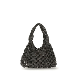HIBOURAMA Gray Resin Handbag