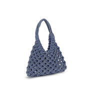 HIBOURAMA Blue Resin Handbag