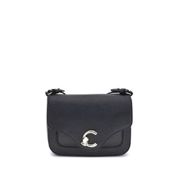 Coccinelle Black Calf Leather Bos Taurus Shoulder Bag