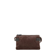 Brunello Cucinelli Brown Calf Leather Bos Taurus Shoulder Bag