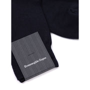 ZEGNA Navy Blue Wool Socks