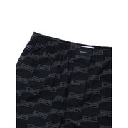 Balenciaga Black Cotton Bermuda Shorts