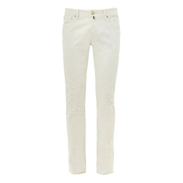 Jacob Cohen White Cotton Skinny Jeans