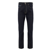 Jacob Cohen Blue Polyester Tapered Jeans
