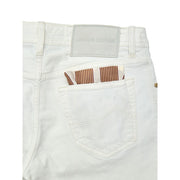 Jacob Cohen White Cotton Skinny Jeans