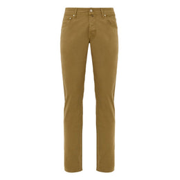 Jacob Cohen Yellow Cotton Skinny Pants