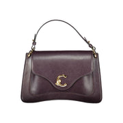 Coccinelle Purple Leather Handbag