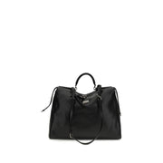 Dolce & Gabbana Black Calf Leather Bos Taurus Shoulder Bag