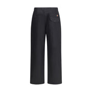 Gucci Black Cotton Casual Pants