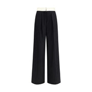 Forte_Forte Black Wool Dress Pants