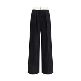 Forte_Forte Black Wool Dress Pants
