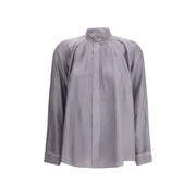 Forte_Forte Gray Silk Shirt