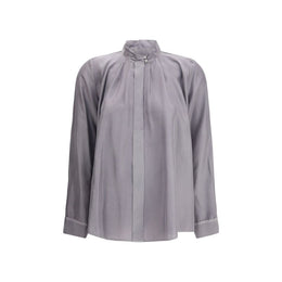 Forte_Forte Gray Silk Shirt