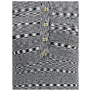 Ganni Black Viscose Polo Shirt