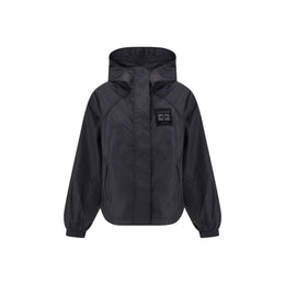Ganni Black Nylon Shell Jacket