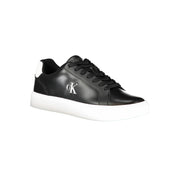 Calvin Klein Black Leather Men Sneaker