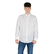 Hugo Boss White Linen Dress Shirt