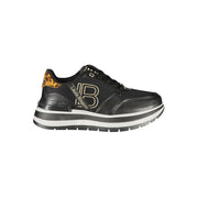 Laura Biagiotti Black Polyester Sneaker