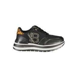 Laura Biagiotti Black Polyester Sneaker