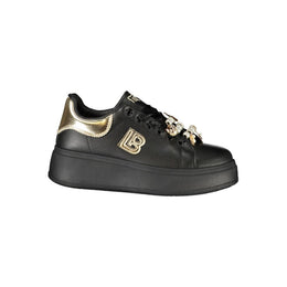 Laura Biagiotti Black Polyester Sneaker