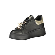Laura Biagiotti Black Polyester Sneaker