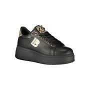 Laura Biagiotti Black Polyester Sneaker
