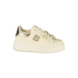 Laura Biagiotti Beige Polyester Sneaker