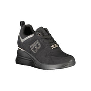 Laura Biagiotti Black Polyester Sneaker
