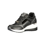Laura Biagiotti Black Polyester Sneaker