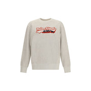 Autry Gray Cotton Sweatshirt