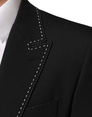 Dolce & Gabbana Black SICILIA 2 Buttons Suit Jacket Blazer