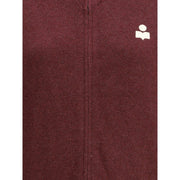 Marant Etoile Bordeaux Cotton Cardigan