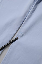 Dolce & Gabbana Light Blue Cotton Stretch Tapered Men Trouser Pants