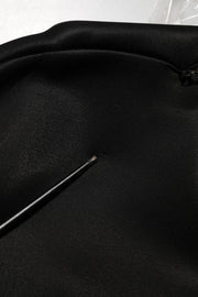 Dolce & Gabbana Black Necklace Crystal DG Logo Sweatshirt Sweater